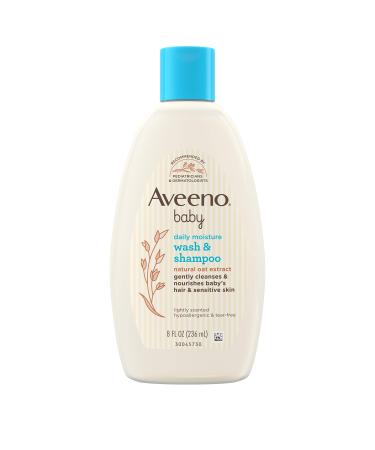 Aveeno Baby Wash & Shampoo for Hair & Body, Tear-Free, Fresh, 8 Oz
