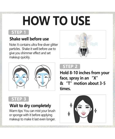 Shop Dewy Makeup Setting Spray - Hydrating Shimmer Glow Finish | Long Lasting & Lightweight | 3.15 Fl Oz - Buy Online on SooperMarket.com