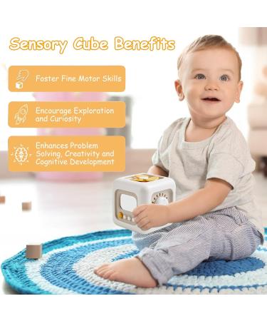 Spermuoy Busy Activity Cube - Montessori Toy for 1 Year Olds | International Shipping - Buy Online on SooperMarket.com