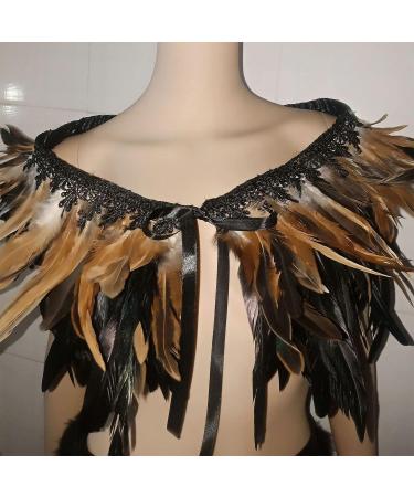 HaiMay 4.5 Yards Rooster Feathers Fringe Trim Ribbon for Crafts and Costumes - 5-7 Inch Width - Buy Online on SooperMarket.com