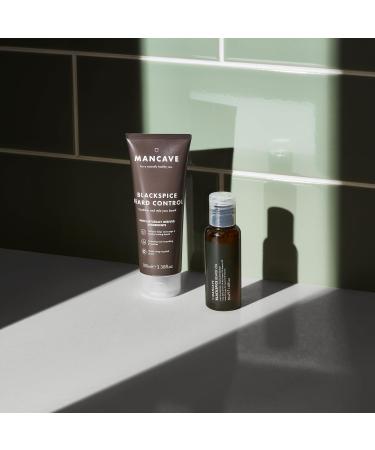 ManCave Blackspice Beard Control 100ml | Condition & Style with L-Arginine, Hemp oil, Shea Butter | Encourages Growth | Vegan | Recycled Plastics | Made in England - Buy Online on SooperMarket.com