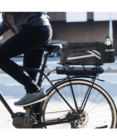 Frephy 14.5L Waterproof Bike Rear Rack Bag with Rain Cover - Ideal for Commuter and Trekking Bikes - Buy Online on SooperMarket.com