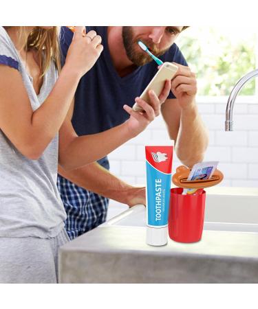 Virtcooy Pet Toothpaste Squeezer | Cartoon Animal Toothpaste Dispenser - Bear Shaped Panda Frog Cute Toothpaste Extruder Bathroom Accessories Ours - Buy Online on SooperMarket.com