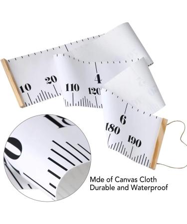 Smlper Kids Height Chart Wall Hanging Ruler Canvas Growth Baby Nursery Decor 79x7.9 (Sun) White - Buy Online on SooperMarket.com