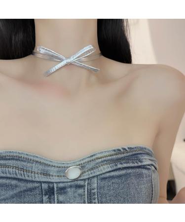 Oralgos Elegant Butterfly Necklace | Adjustable Handmade Silver Loop Charm Trailer - Perfect Gifts for Women - Buy Online on SooperMarket.com