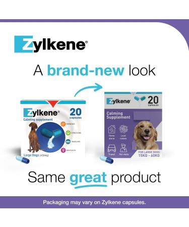 Zylkenee 450mg - 20 Capsules | Natural Stress Relief Supplement for Pets | Fast International Shipping - Buy Online on SooperMarket.com