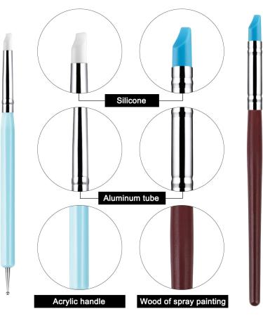10Pcs Silicone Clay Sculpting Dotting Tools for DIY Pottery Craft & Handicraft - Buy Online on SooperMarket.com