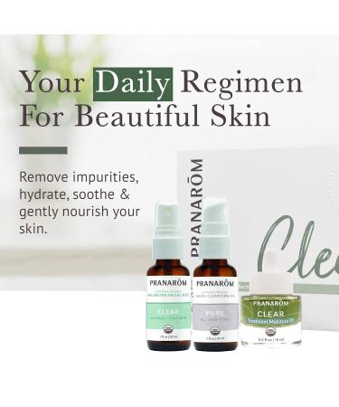 Pranarom Skincare Collection | 100% Pure Organic Essential Oils for Oily Skin - Cleanse Moisturize & Refresh - Buy Online on SooperMarket.com