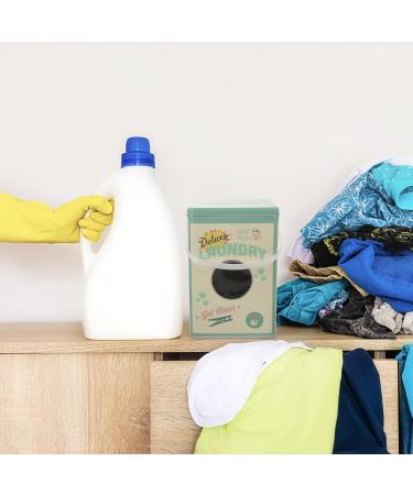 Premium Laundry Detergents Storage Bin | Airtight Lid & Handles | Organize Laundry Powders & Beads - Buy Online on SooperMarket.com