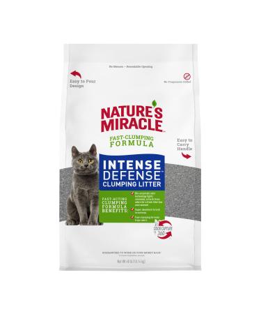 Nature's Miracle Intense Defense Clumping Litter 40 LBS Grey