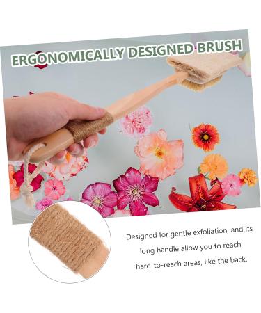 FRCOLOR Silicone Shower Brush and Bath Sponge Set for Men - Exfoliating Body Scrubber and Back Cleaner - Buy Online on SooperMarket.com
