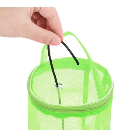 2-Piece Empty Yarn Storage Bags Set - Mini Mesh Holder & Organizer for Knitting, Crochet, and Sewing Accessories - Light Green Tote Bag - Buy Online on SooperMarket.com
