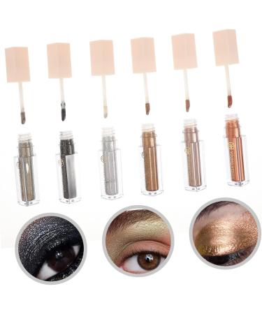 FOYTOKI 6pcs Eye Shadow Set Glitter Eye Makeup Korean Eye Glitter Women Bling Eyeshadow Highlighter 1 count (Pack of 1) As Shown - Buy Online on SooperMarket.com