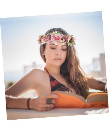 FOYTOKI Bridal Flower Headband Flower Crown for Flower Crown Hairband Bride Flower Crown Flower Crown for Women Flower Crown Garland Floral Crown Bridal Flower Crown - Buy Online on SooperMarket.com