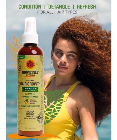 Tropic Isle Living Jamaican Black Castor Oil Hair Growth Oil with Daily Leave-In Conditioner Mist - Buy Online on SooperMarket.com