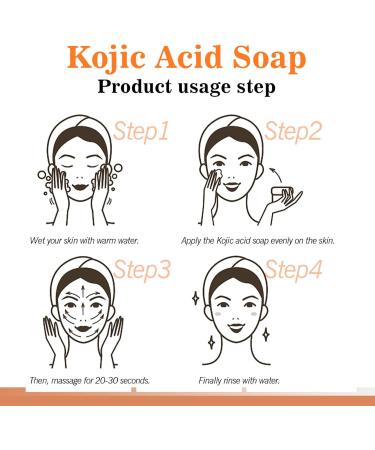 Kojic Acid Soap Olive Oil Soap Kojic Acid Soap Original Olive Oil Soap Bar for Face And Body Acne Dark Spots Hyperpigmentation Smooth Skin Mens Soap Bar for Improve Uneven Skin Tone - Buy Online on SooperMarket.com