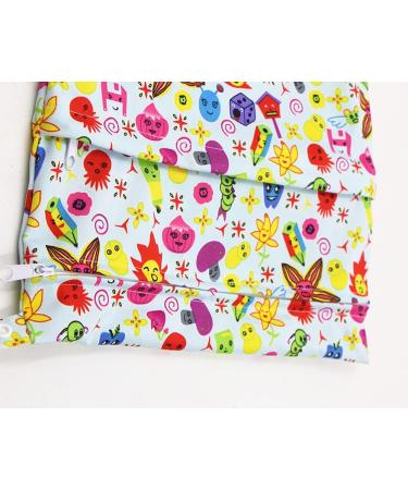Baby Diaper Bag Wet Dry Bag Baby Nappy Organizer Bag Waterproof Zipper Bag Washable Reusable Baby Cloth Wet Bag (Color 3 L) Color 3 L - Buy Online on SooperMarket.com