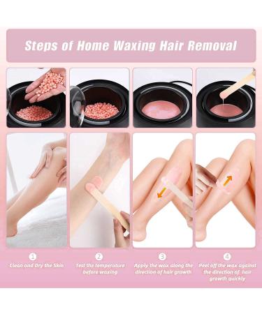Yovanpur Hard Wax Beads (300g/10.5oz) for Hair Removal - Painless & Natural Body Wax Beans for Sensitive Skin - Ideal for Facial, Eyebrow, Legs, Armpit, Bikini, Back and Chest - At-Home Waxing Solution - Buy Online on SooperMarket.com