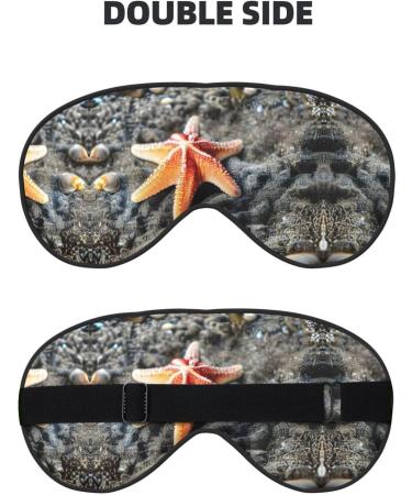 Summer Sea Star Seashell Soft Sleep Eye Mask Female Breathable Eye Patch Perfect for Travel and Relaxation - Buy Online on SooperMarket.com