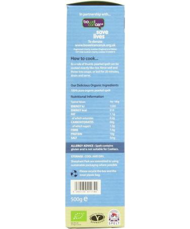 Sharpham Park Organic Pearled Spelt 500G - Buy Online on SooperMarket.com