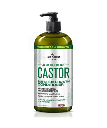 Hair Chemist Superior Growth Jamaican Black Castor Conditioner 33.8 oz. - Sulfate Free Conditioner made with Natural Ingredients