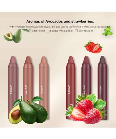 Ownest 6-Piece Matte Velvet Lipstick Set for Women - Long Lasting & Moisturizing - Buy Online on SooperMarket.com