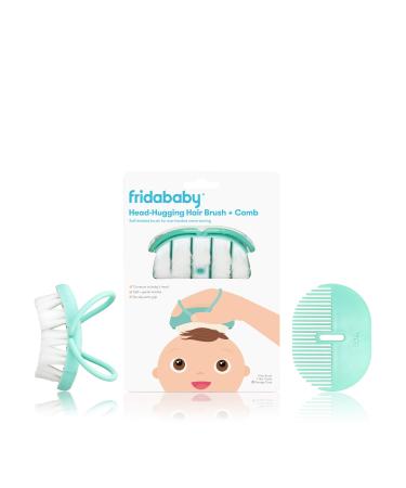 FridaBaby Infant Head-Hugging Hairbrush + Styling Comb Set, from The Makers of NoseFrida