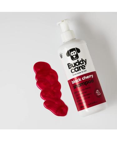 Black Cherry Dog Shampoo | BuddyCare - Deep Cleaning Fruity Fragrance Aloe Vera & Pro-Vitamin B5 (500ml) - International Shipping Available - Buy Online on SooperMarket.com