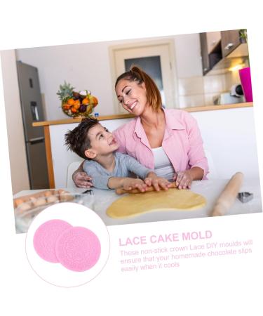 MAGICLULU 4 Pcs Silicone Chocolate Mold Silicone Molds Cajas para Cupcakes Fondant Cake Molds De para Gelatinas Flower Cake Mold Jelly Baking Fondant Lace Mat Cake Mat Household Silica Gel 12X12X0.5CMx2pcs - Buy Online on SooperMarket.com