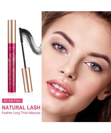 4D Magic Silk Fiber Lash Mascara - Waterproof & Hypoallergenic for Thicker, Long-Lasting, and Curly Eyelashes - Buy Online on SooperMarket.com