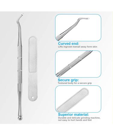 Seniors Thick Toenail Clippers for Ingrown Nails - Surgical Grade Stainless Steel Trimmer Nipper - Red - Buy Online on SooperMarket.com