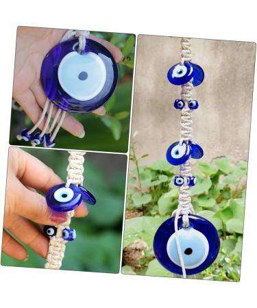 Mikinona 1pc Blue Eyes Wall Decoration Car Ornament Evil Eye Wall Decoration Wall Hanging Pendant Devil Eye - Buy Online on SooperMarket.com