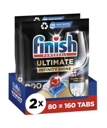 Finish Ultimate Infinity Shine 160 Dishwasher Tablets (80 X 2)