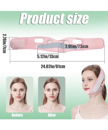Double Chin Reducer V Line Strap - Adjustable Breathable Face Lifting 24inch for Men & Women - Buy Online on SooperMarket.com