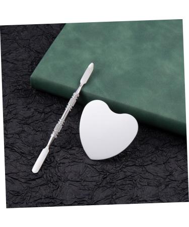 VILLCASE 3 Sets Ring Palette - Nail Art Display & Mixing Kit | Mini Stainless Steel Nail Accessories 7.6x5.1cm - Buy Online on SooperMarket.com
