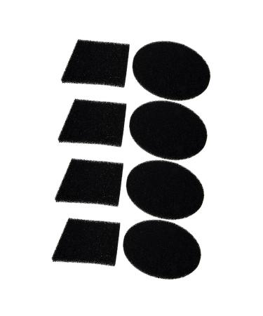 Collbath 8 pieces compost container filter cotton disks trash can accessories cat litter olfactory filter cat -toilet filter pad garbage bin filter trash can accessories odor remover
