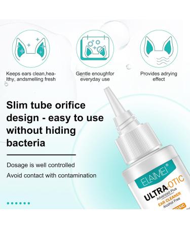 Kurchugo Dog Ear Cleaner Solution for Yeast Infection 50ml Ear Wash for Pet Advanced Anti Fungal Ear Drops for Dogs & Cats Soothes Itchy & Inflamed Ears Removes Debris Waxy Buildup and Odor - Buy Online on SooperMarket.com