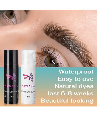 PERMANIA Eyelash & Eyebrow Training Kit - Black Color Developer 15ml - Buy Online on SooperMarket.com