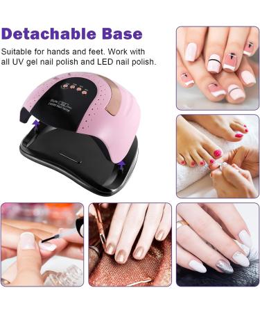 268W UV LED Nail Dryer for Gel Polish | 57 Dual Light Beads, 4 Timer Settings, Auto Sensor - Buy Online on SooperMarket.com