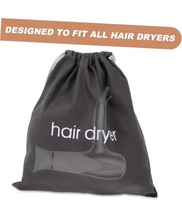 BELLIFFY 1pc Hair Dryer Storage Bag Storage Bags for Travel Hairdryer Bag for Women Travel Hair Dryer Canvas 33.00X30.00X0.50CM Dark Grey - Buy Online on SooperMarket.com