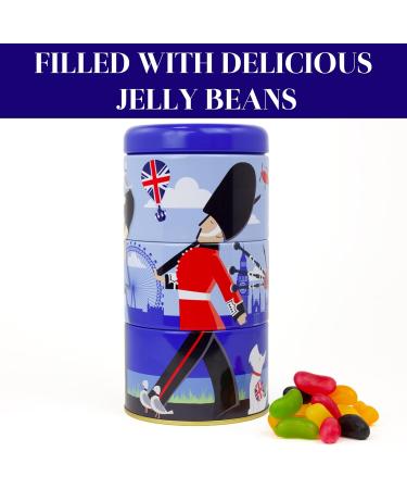 London Scene Souvenir Jelly Bean Sweets Tin - Individually Wrapped English Retro Sweets Gift Box - British Father's Day Gift - Buy Online on SooperMarket.com