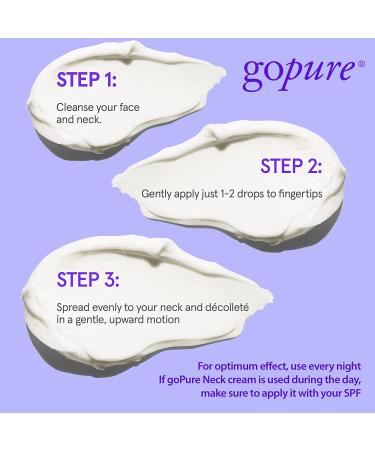 goPure Neck Cream with Repair Complex - Pro-Active Lift Neck Firming Cream - 1.7 oz - Tighten & Smooth Neck Wrinkles - Buy Online on SooperMarket.com