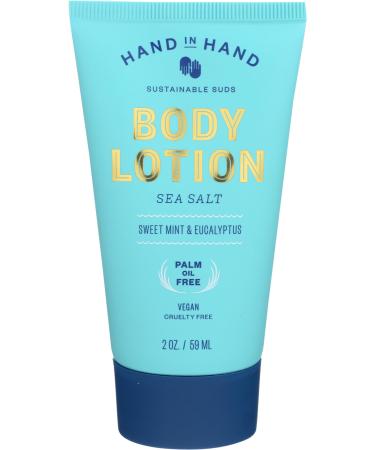 HAND IN HAND Sweet Mint & Eucalyptus Sea Salt Mini Body Lotion 2 FZ