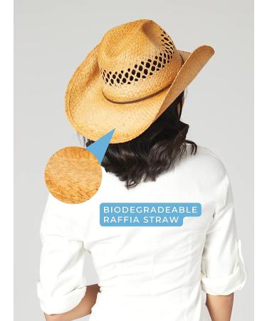 San Diego Hat Co. Women's Tea Stain Cowgirl Hat - One Size - Buy Online on SooperMarket.com