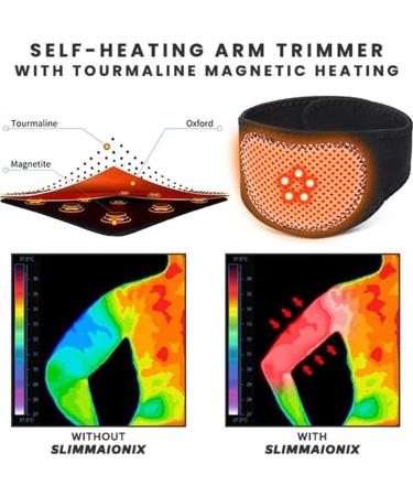 Slimmaionix Arm Trimmers: Tourmaline Acupressure Self-Heating, Adjustable Shaping for Flabby Arms & Thighs - Sports Workout Essential - Buy Online on SooperMarket.com
