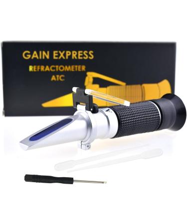 Buy Dual Scale Beer Wort Refractometer with ATC - SG 1.000-1.120 & BRIX 0-32% - International Shipping Available - Buy Online on SooperMarket.com