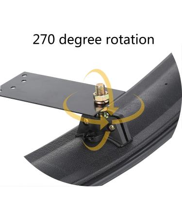 Universal Adjustable Golf Cart Rear View Mirror - 16.5 Extra Wide Convex Mirror for EZ Go, Club Car, Yamaha - Rotatable Safe 270 Rotation - Buy Online on SooperMarket.com