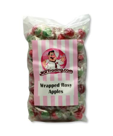 Wrapped Rosy Apple Rosey Apples Apple Flavoured Boiled Sweets 500Gram Bag