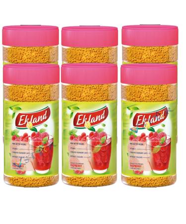 Ekoland Raspberry Multivitamin Lemon & Forest Fruit Flavoured Granulated Tea Drink 350g (6 Raspberry) Raspberry 6