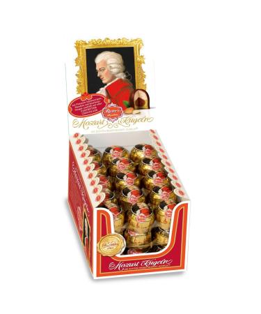 Vine Mozart balls 45 installation box Mozart balls made of dark chocolate filled with pistachio marzipan almonds and hazelnut nougat 900g (45 mozart balls) 45 pieces (1-pack) installation box